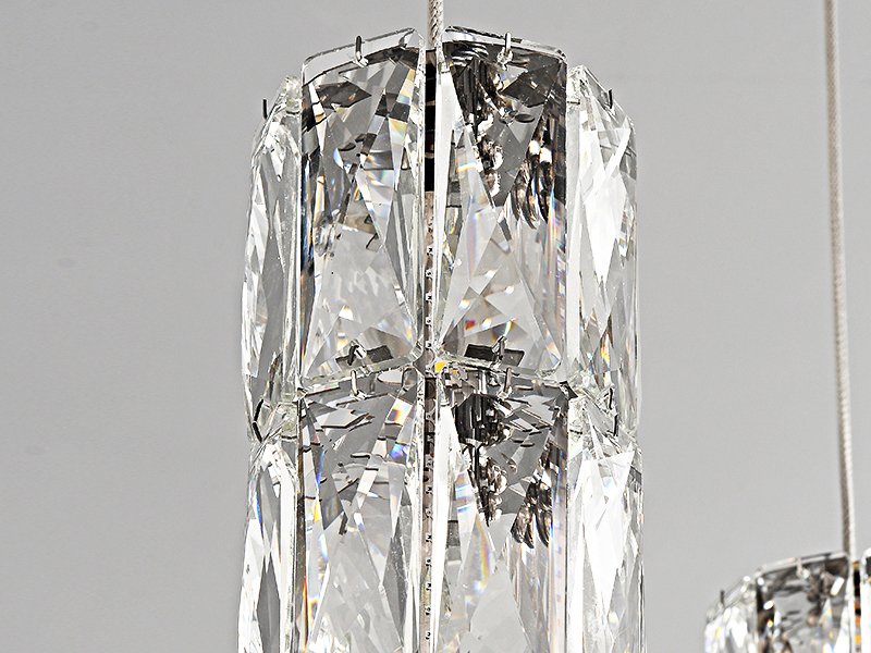 Bottle Pendant Light-Modern LED Three-Lights Crystal Pendant Lamp ForKitchen-Crystal Detail