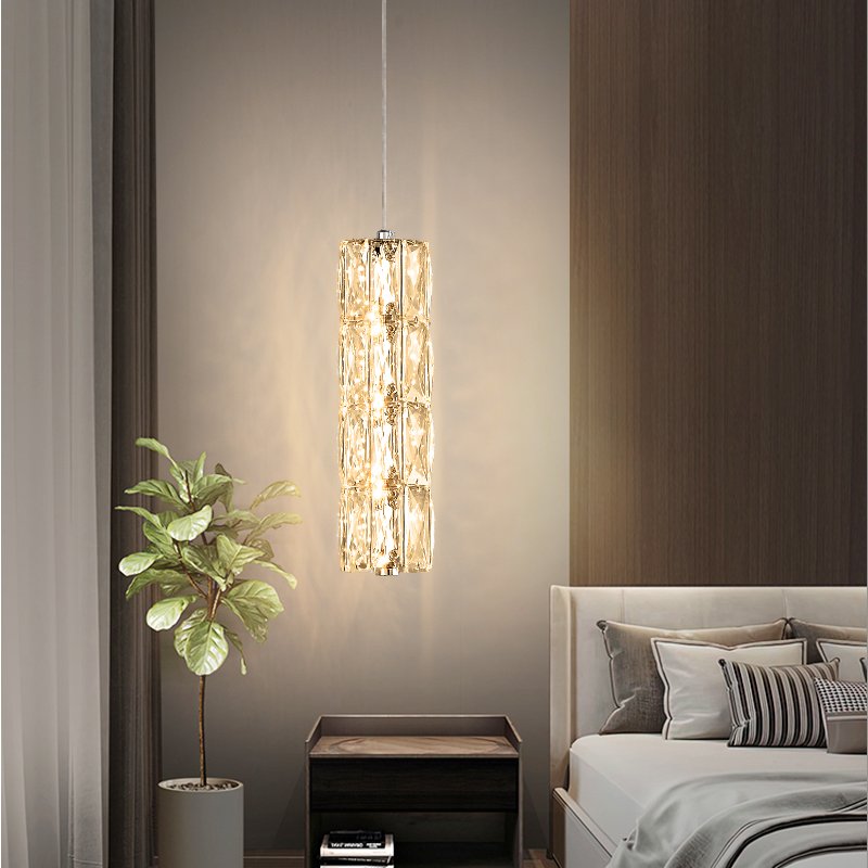 Bottle Pendant Light-Modern LED Three-Lights Crystal Pendant Lamp ForKitchen