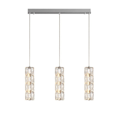 Bottle Pendant Light-Modern LED Three-Lights Crystal Pendant Lamp ForKitchen