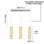 crystal light pendants