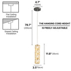 crystal light pendants