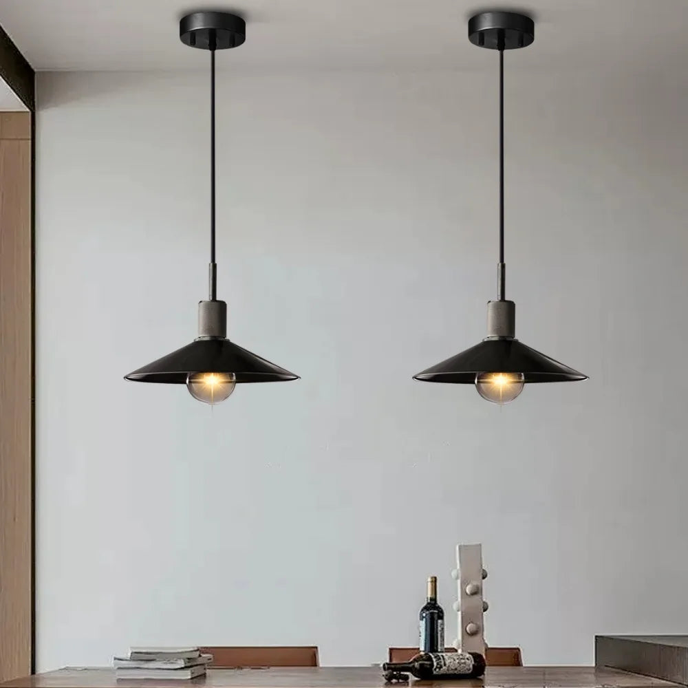 modern black and gold pendant lights