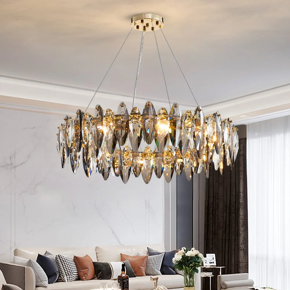 Cascadia Chandelier Living Room