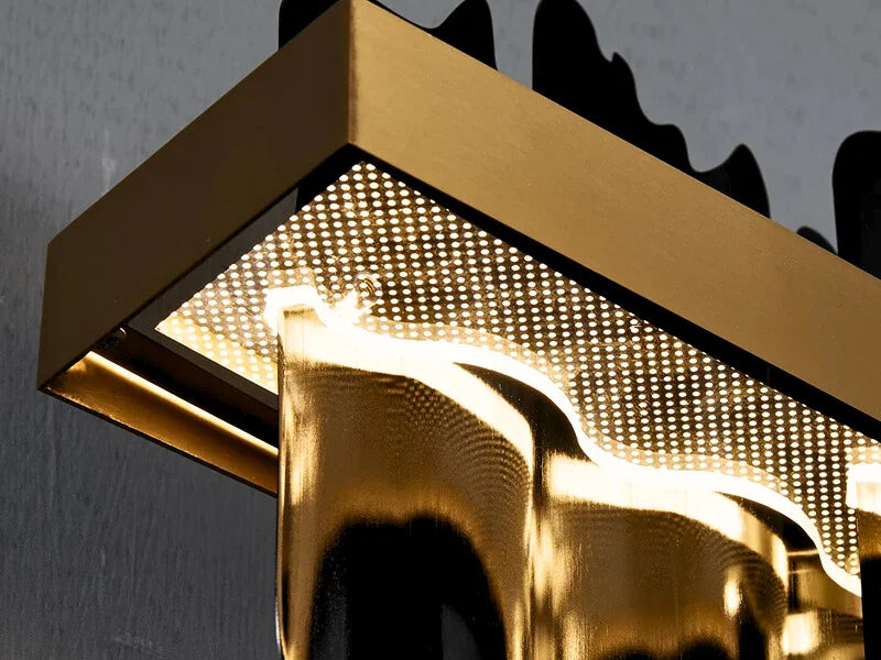 Black and Gold Chandelier