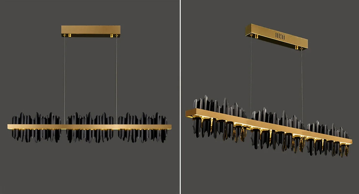 Black and Gold Chandelier