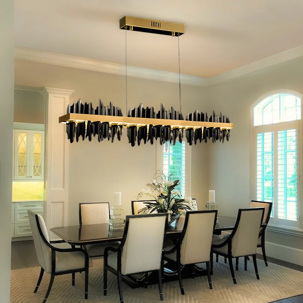 Black and Gold Chandelier