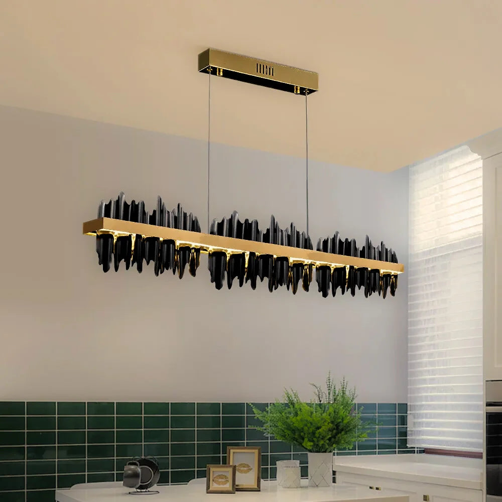 Black and Gold Chandelier