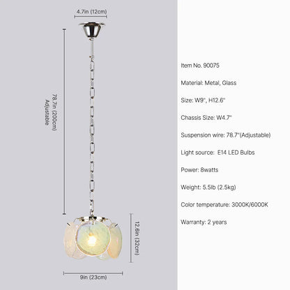 chrome drop light for bedside