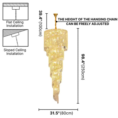 Celis Staircase Chandelier