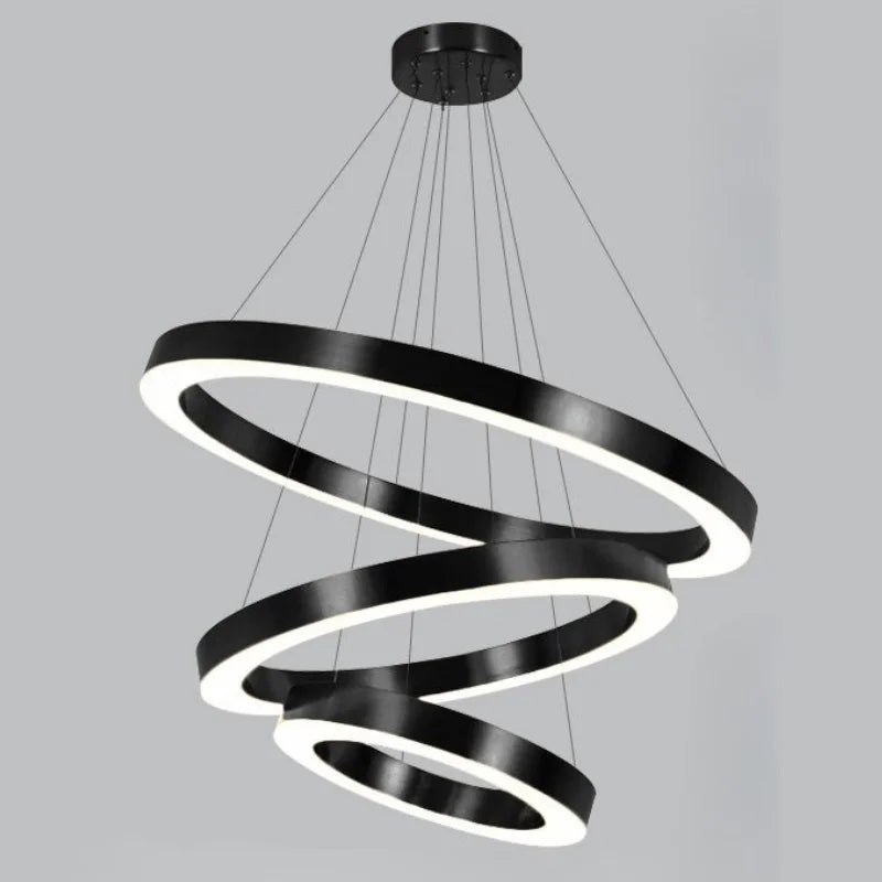 Chandelier with Black