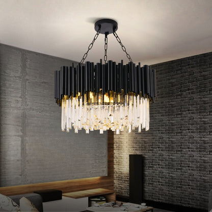 Chandelier with Round Crystals