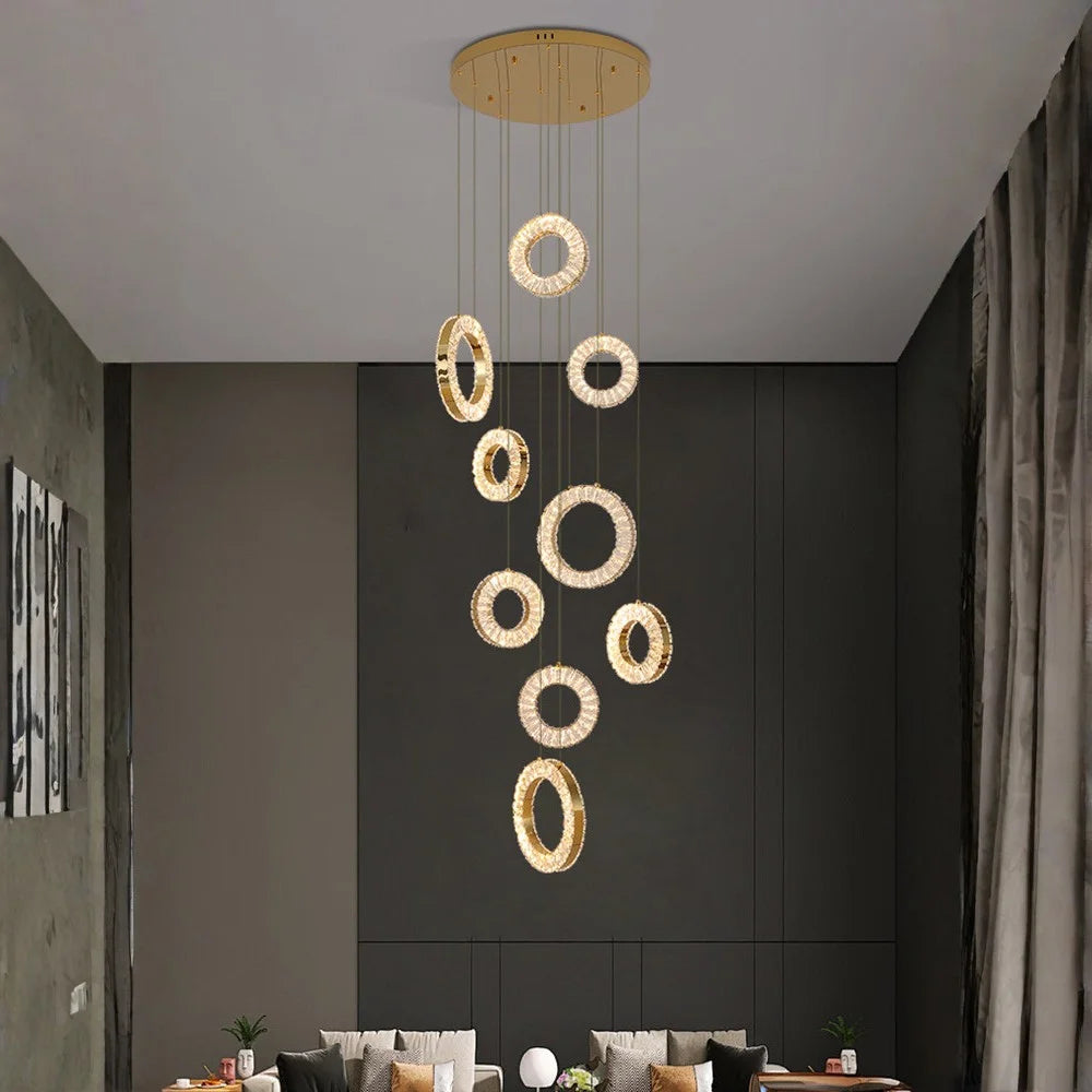 foyer chandelier modern