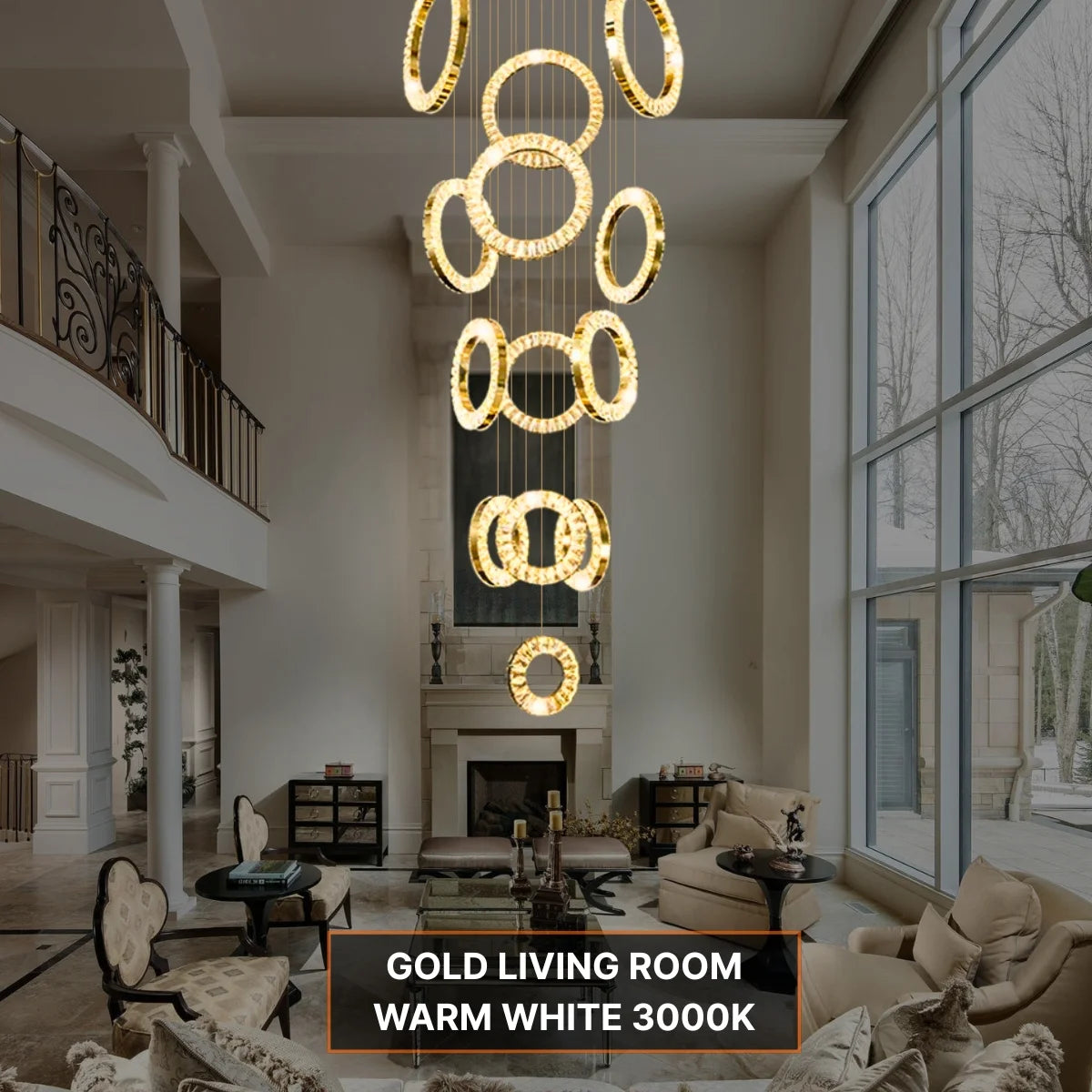 Cirra Staircase Chandelier
