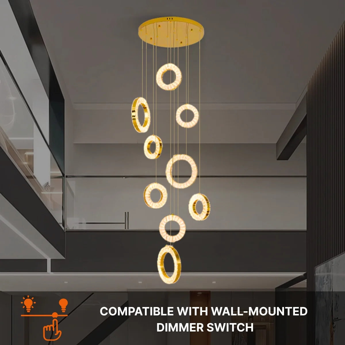 Cirra Staircase Chandelier