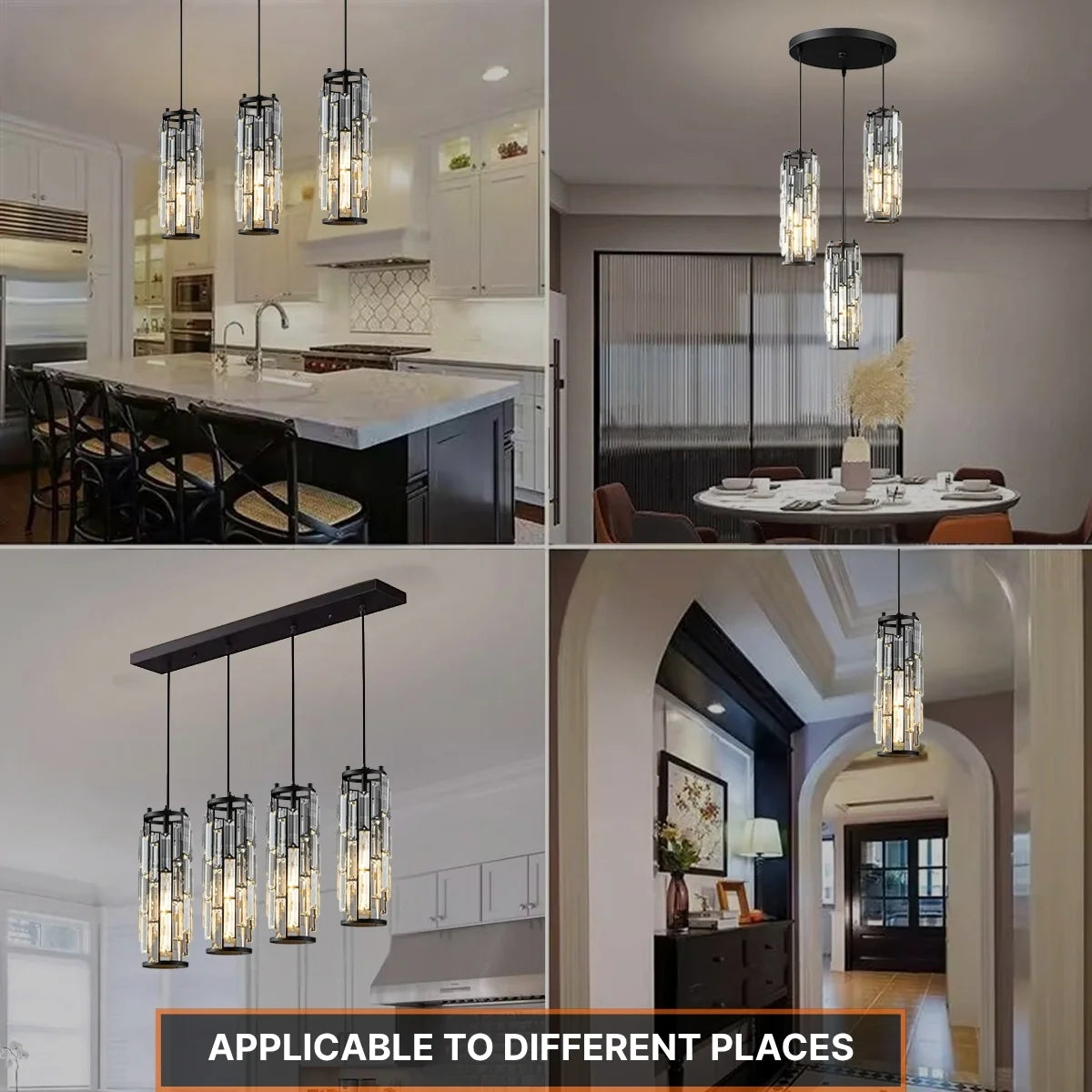 Crystal Drop Hanging Light