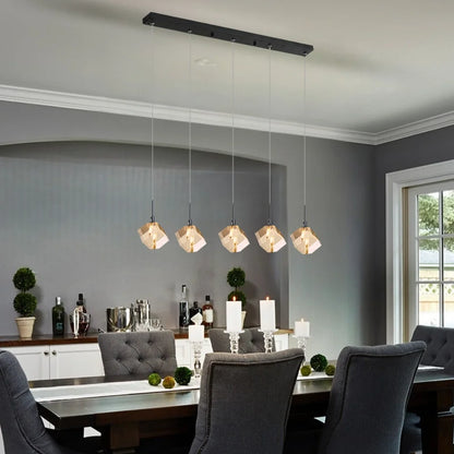 black minimalist pendant light