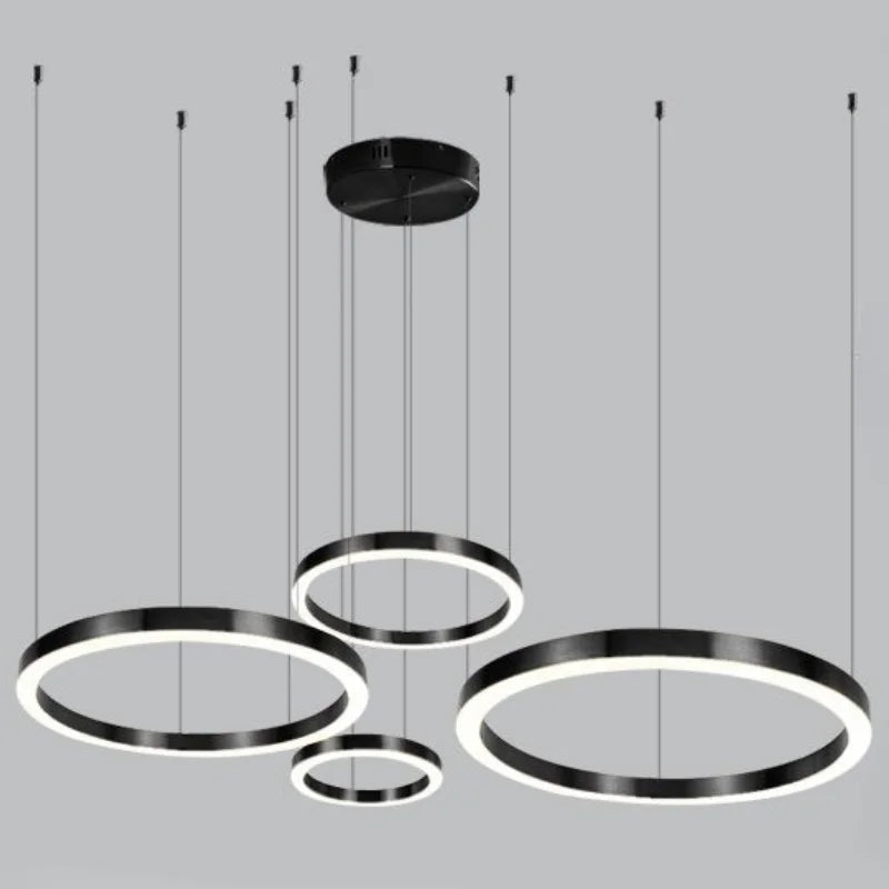 Modern Black Chandelier