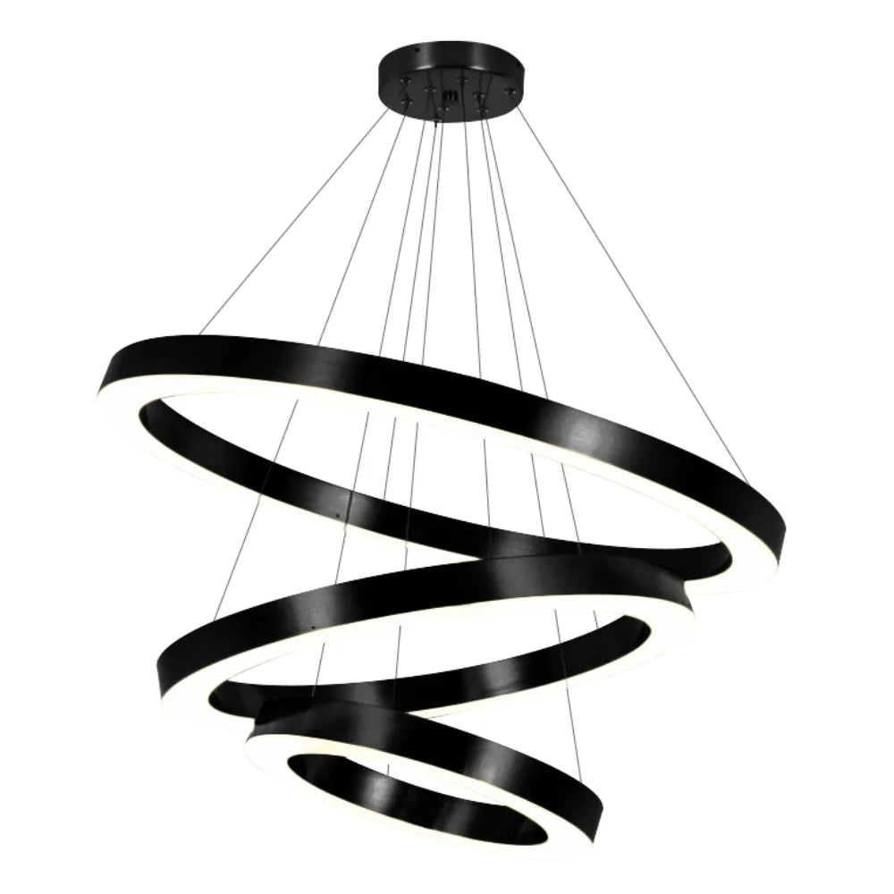 Cosmo Chandelier with Black