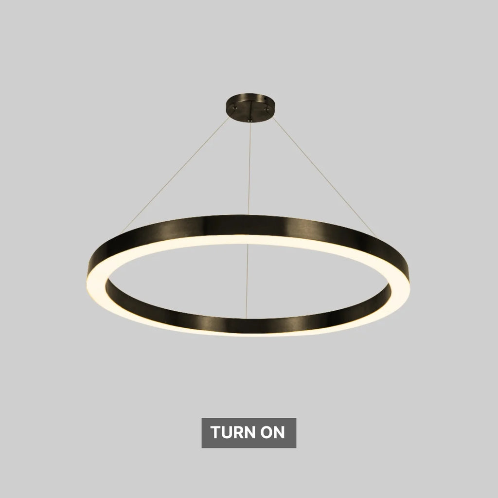 round living room chandelier