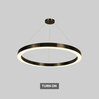 round living room chandelier