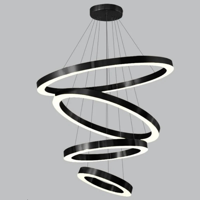 Modern Black Chandelier