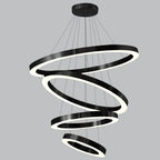Modern Black Chandelier