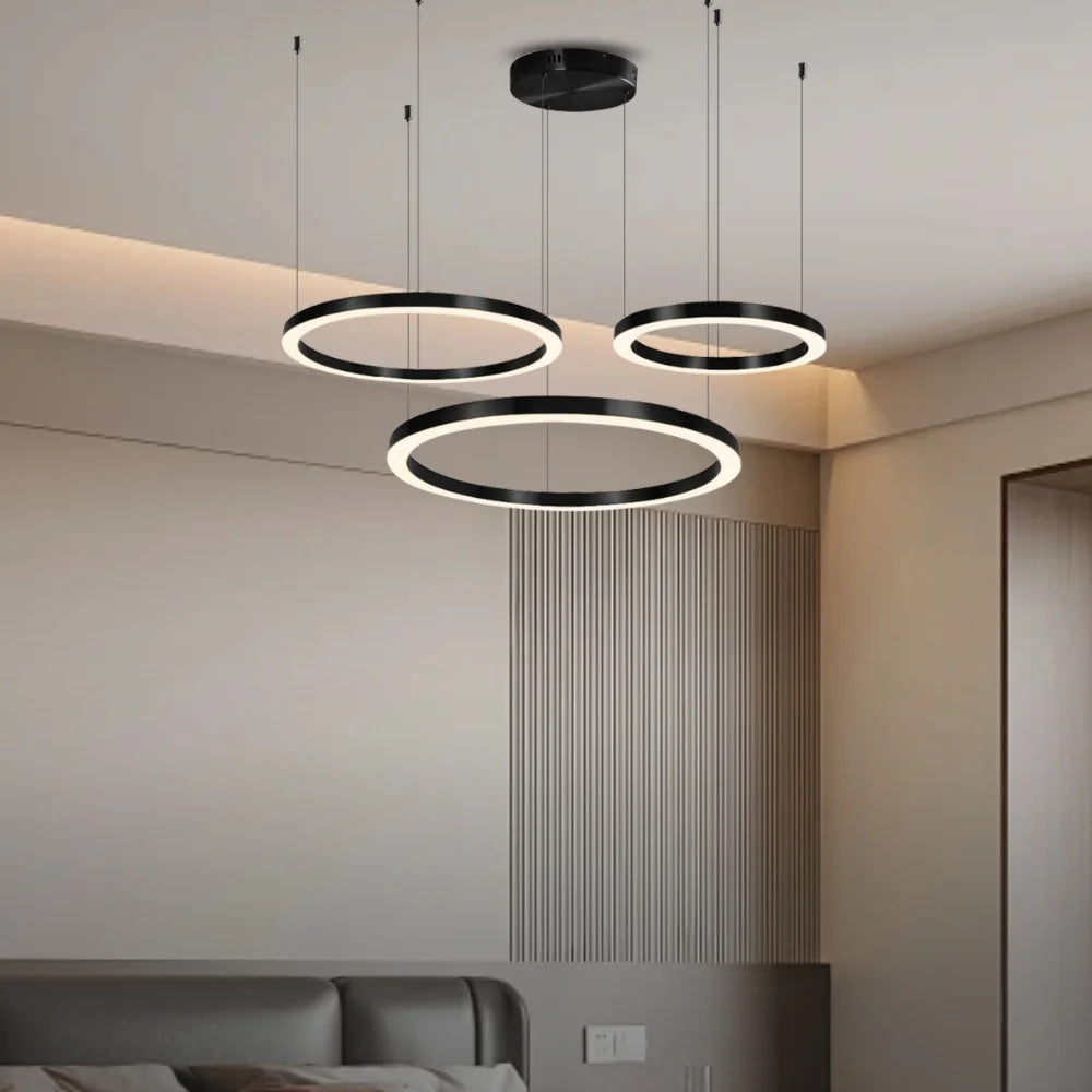 Chandelier with Black