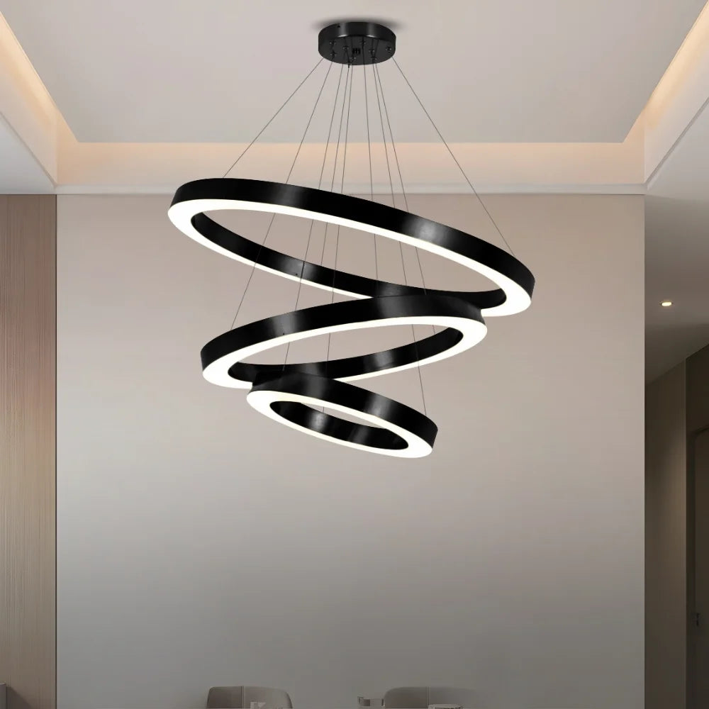 Cosmo Chandelier with Black