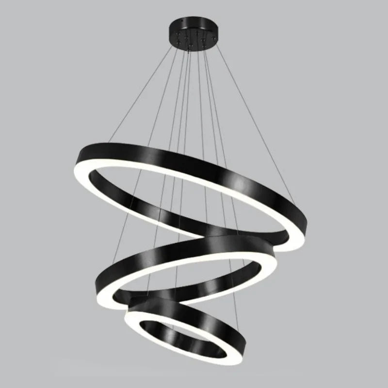 Cosmo Chandelier with Black