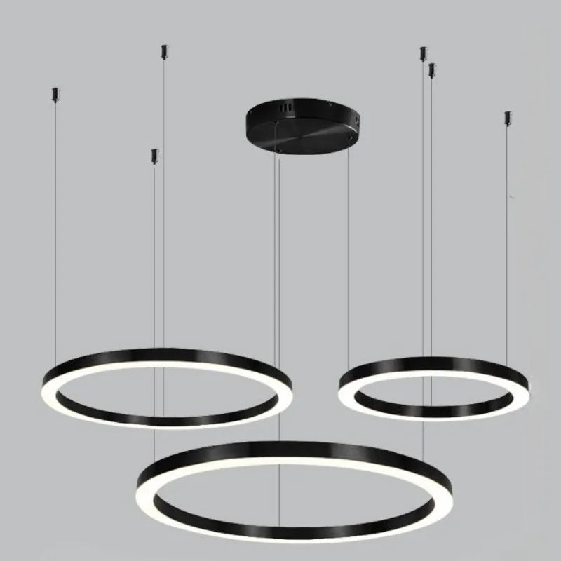 Cosmo Chandelier with Black
