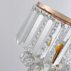 Crist Modern LED Crystal Pendant Light for Living Room & Bedroom