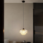black bedside pendant light