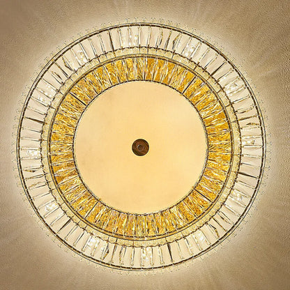 Large crystal ceiling lamp
