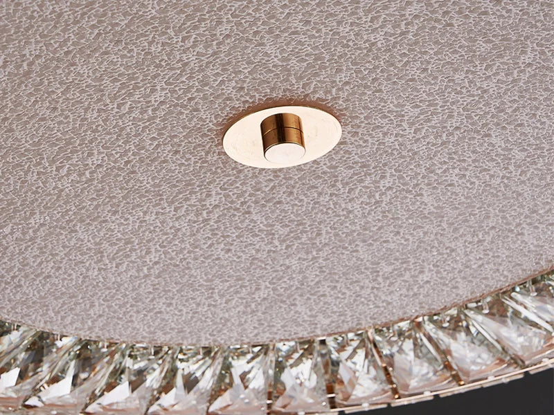 Large crystal ceiling lamp