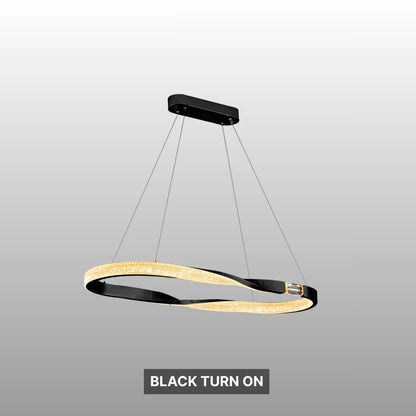 Black led home decor kitchen chandelier