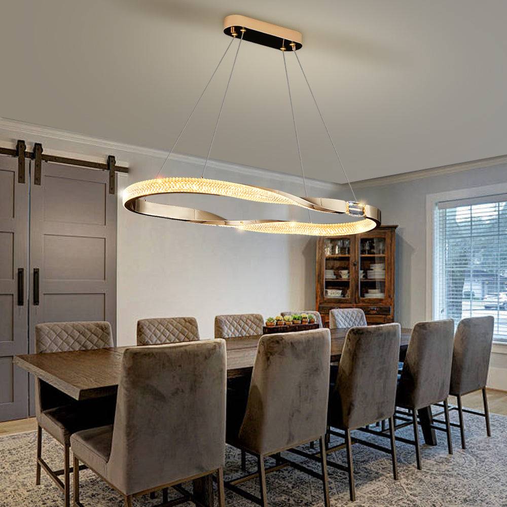 Dawn Pendant Light-Modern Dining Room LED Chandelier