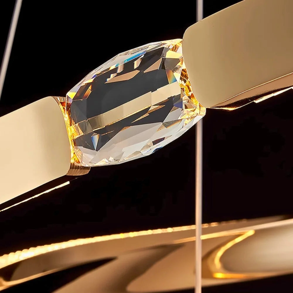 luxury gold dining room chandelier