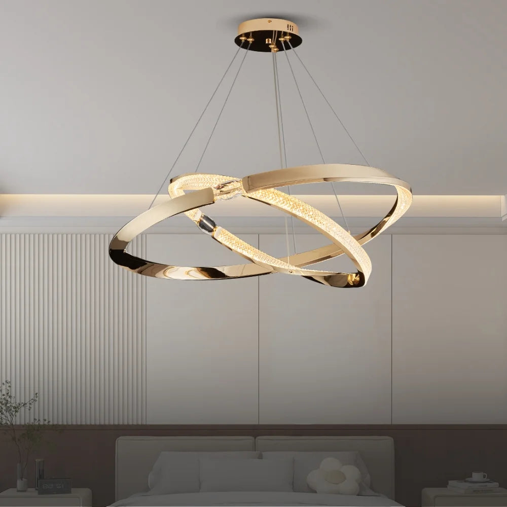 design led chandelier