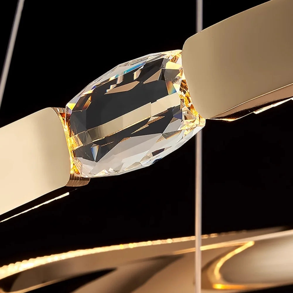 design led chandelier