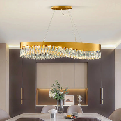 gold chandelier for dining room