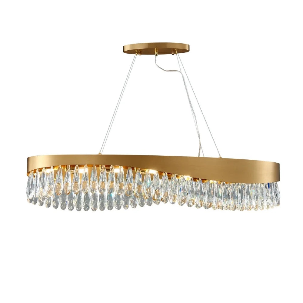 gold chandelier for dining room