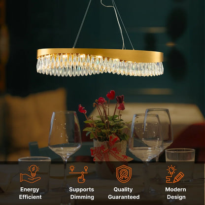 gold chandelier for dining room