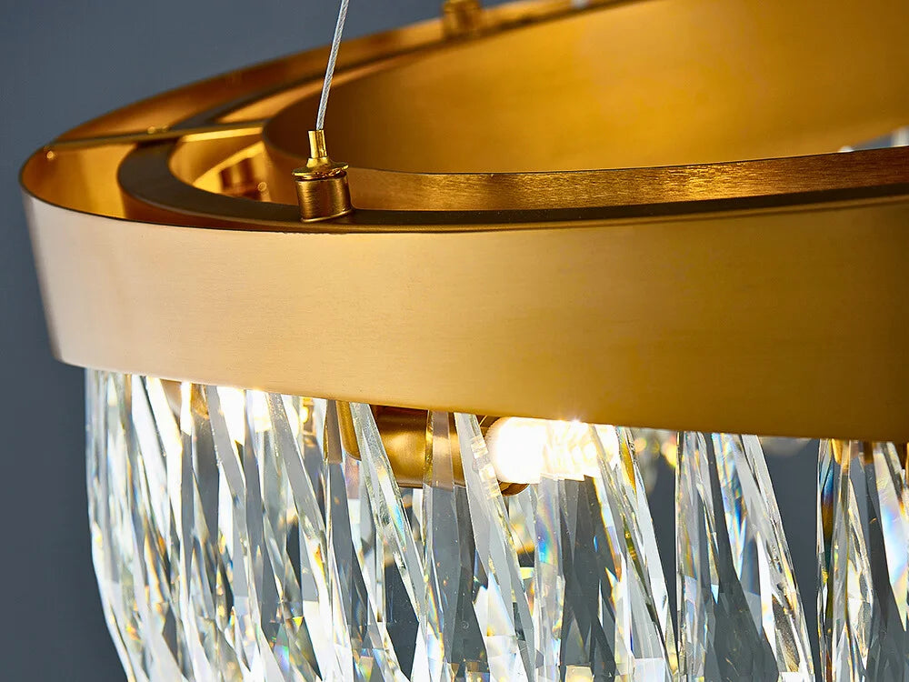 nodern gold chandelier