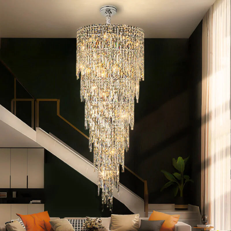 large crystal chandelier​