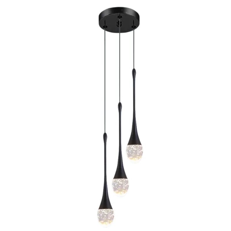 Drop Kitchen Pendant Lights Black