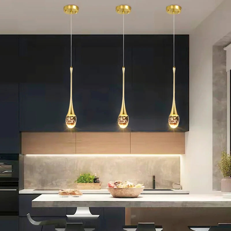 minimalist pendant light for kitchen island