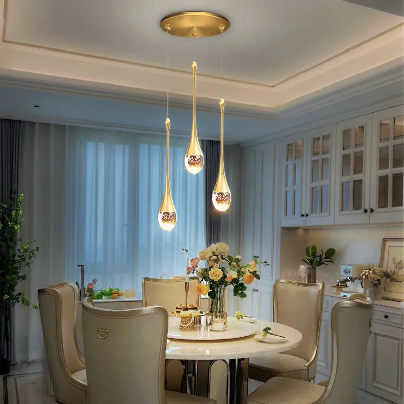minimalist pendant light for kitchen island