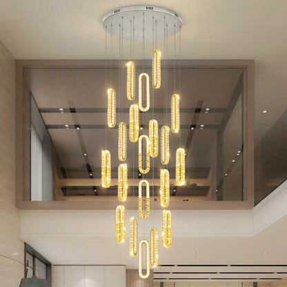 crystal staircase chandelier