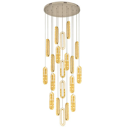 crystal staircase chandelier