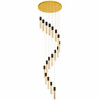 long crystal chandelier